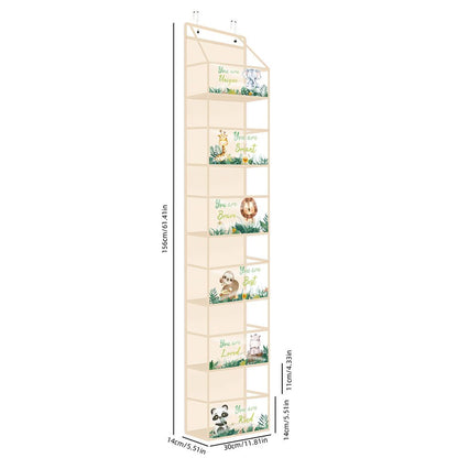 Versatile Over The Door Hanging Organizer 46 Layer Wall Hanging Storage for Cosmetics Bathroom a