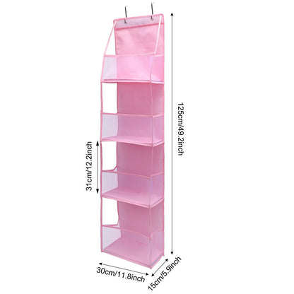Versatile Over The Door Hanging Organizer 46 Layer Wall Hanging Storage for Cosmetics Bathroom a