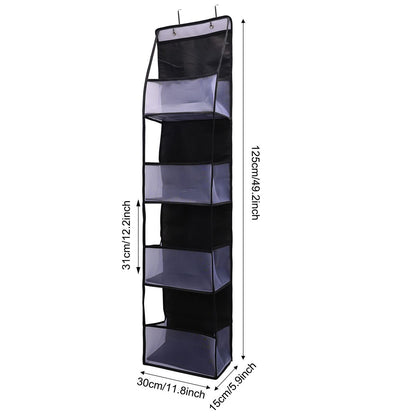 Versatile Over The Door Hanging Organizer 46 Layer Wall Hanging Storage for Cosmetics Bathroom a