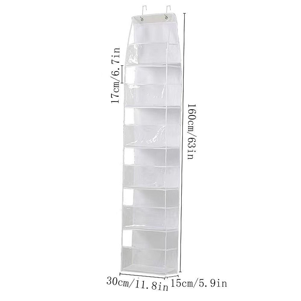 Versatile Over The Door Hanging Organizer 46 Layer Wall Hanging Storage for Cosmetics Bathroom a