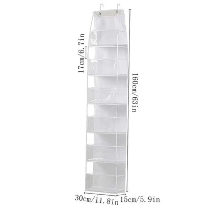 Versatile Over The Door Hanging Organizer 46 Layer Wall Hanging Storage for Cosmetics Bathroom a
