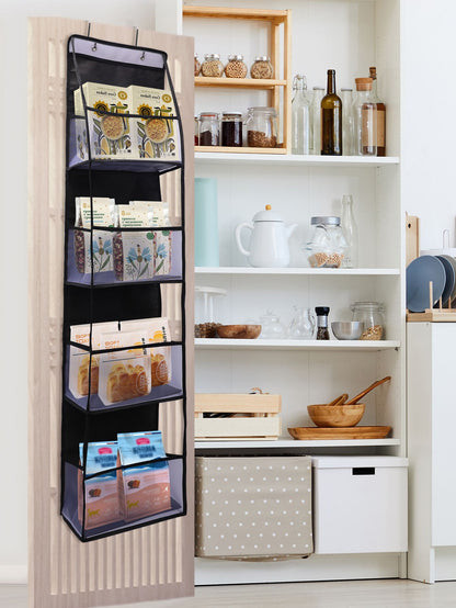 Versatile Over The Door Hanging Organizer, 4/6 Layer Wall Hanging Storage for Cosmetics, Bathroom, and Bedroom Dorm
