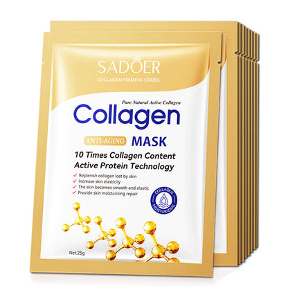 Hyaluronic Acid Collagen Face Mask Firming Hydrating Skincare Sheet Mask For Deep Moisturizing  Ant 1