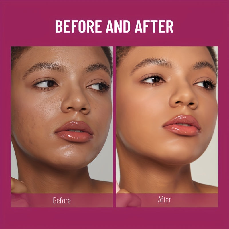 Sponge Head Concealer For Dark Circles  Blemishes Moisturizing Liquid Foundation For Freckles Acne  4