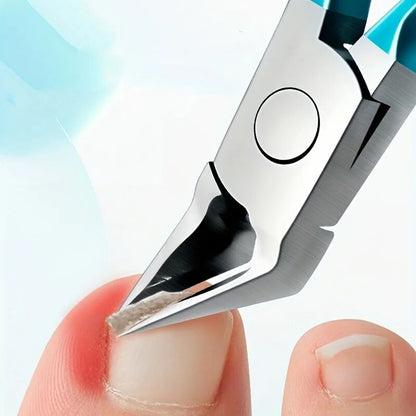 Stainless Steel Toe Nail Clipper for Ingrown & Thick Toenails, Precision Trimmer with Ergonomic Design