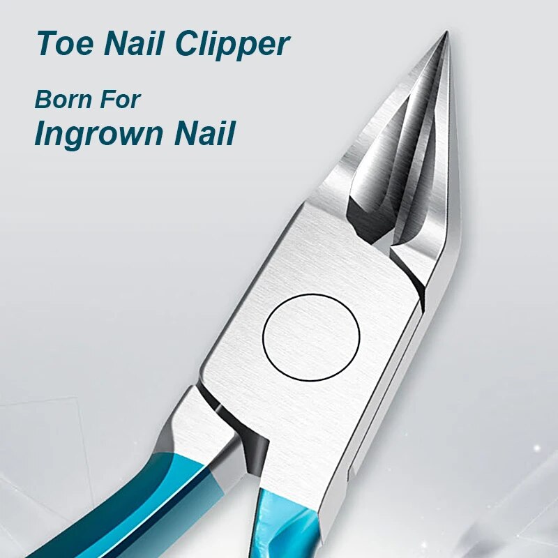Stainless Steel Toe Nail Clipper For Ingrown  Thick Toenails Precision Trimmer With Ergonomic Desig 1