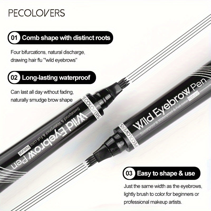 Waterproof Eyebrow Pen With 4 Split Tip LongLasting Eyebrow Tattoo Makeup Pencil For Natural HairLi 5