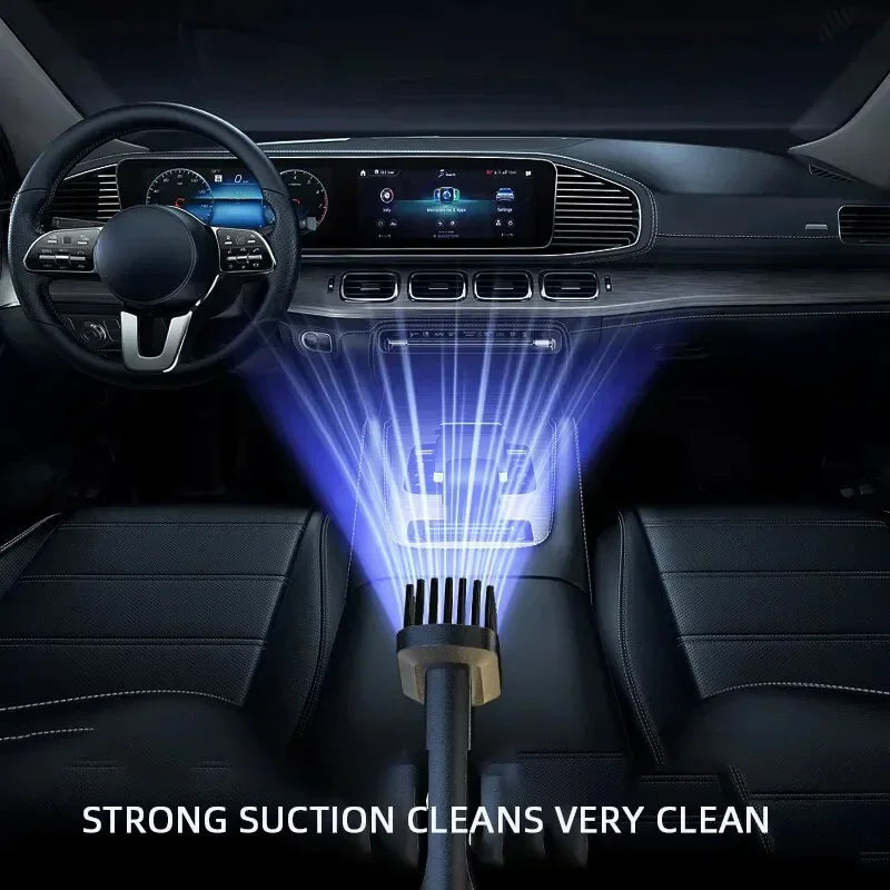 2 in 1 Wireless Vacuum Cleaner and Air Duster Rechargeable Handheld Vacuum for Cars Homes and Hard