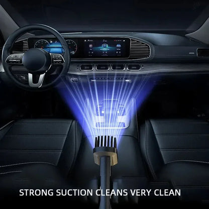 2 in 1 Wireless Vacuum Cleaner and Air Duster Rechargeable Handheld Vacuum for Cars Homes and Hard