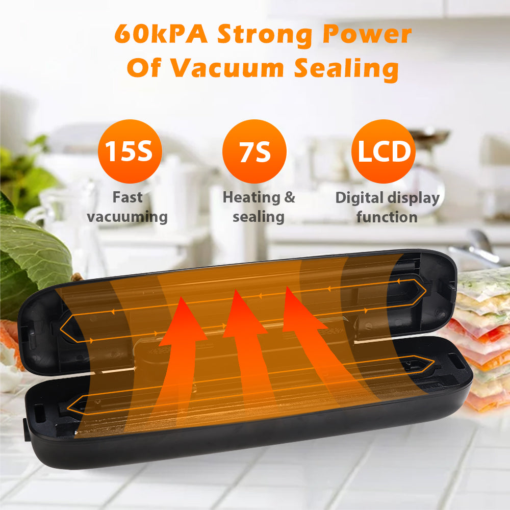 Compact Household Vacuum Sealer For Food Advanced Packaging Machine For Freshness  Flavor 2