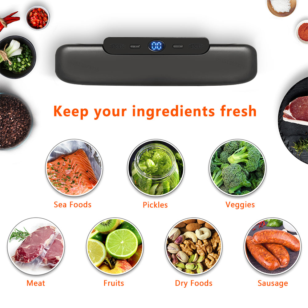 Compact Household Vacuum Sealer For Food Advanced Packaging Machine For Freshness  Flavor 5