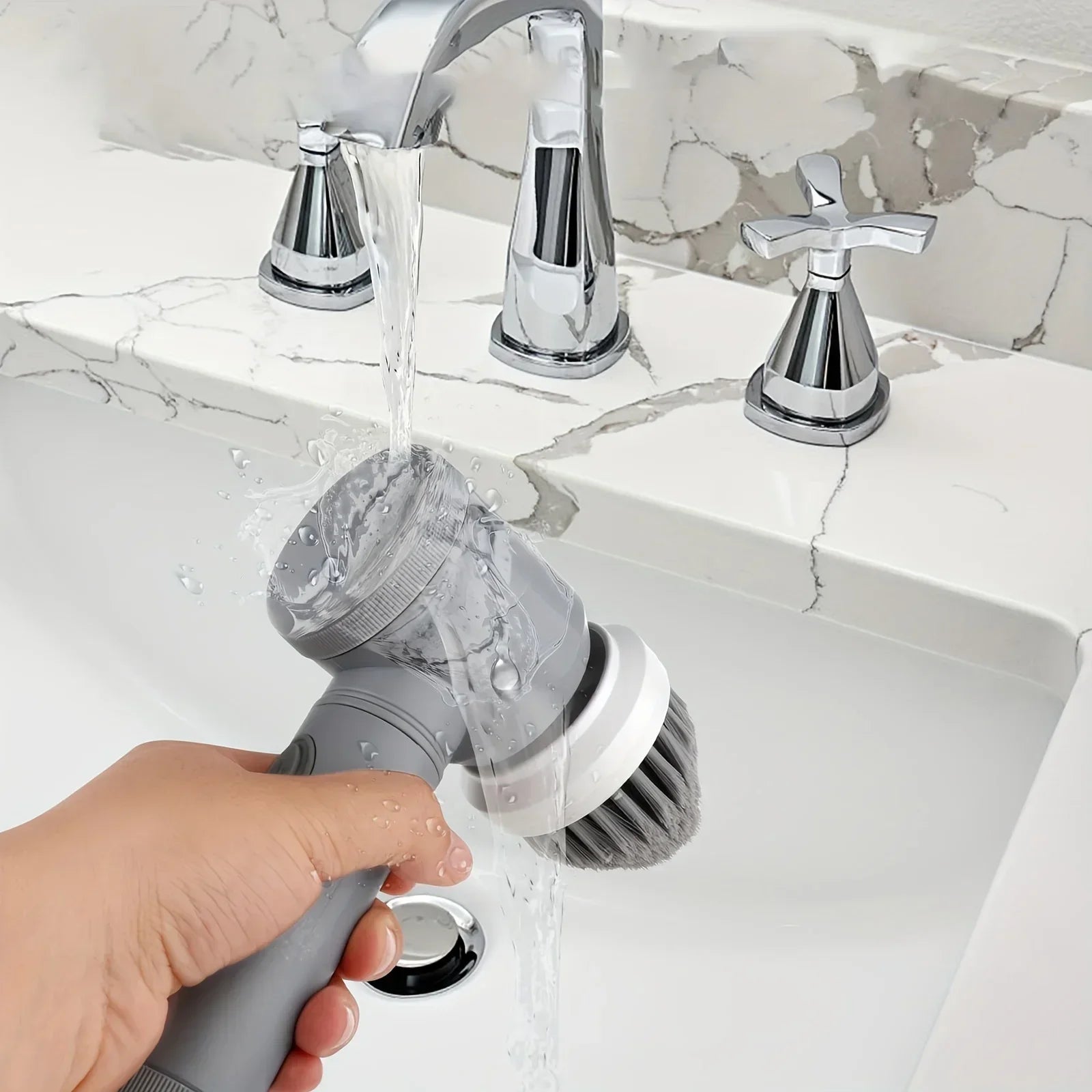 Electric Spin Scrubber Cordless Cleaning Brush With Replaceable Brush Heads For Effortless Cleaning 3