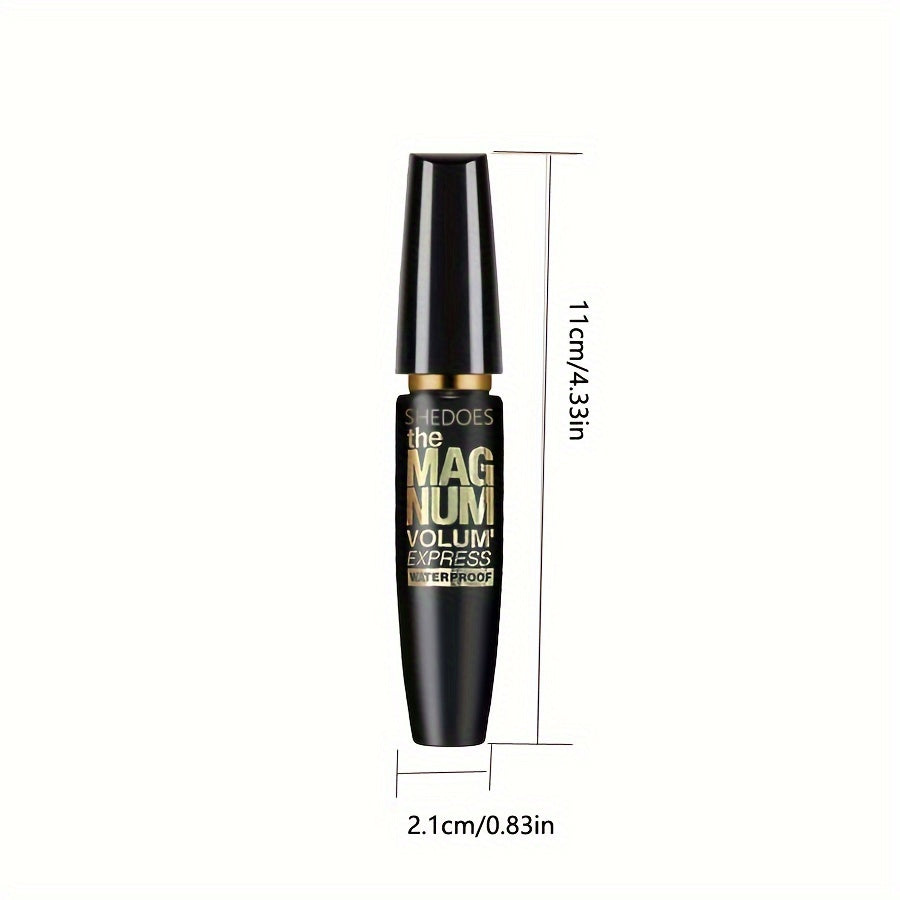 Black Mascara Thickening  Lengthening Waterproof Liquid Fiber Mascara For Natural Curling Lashes 5