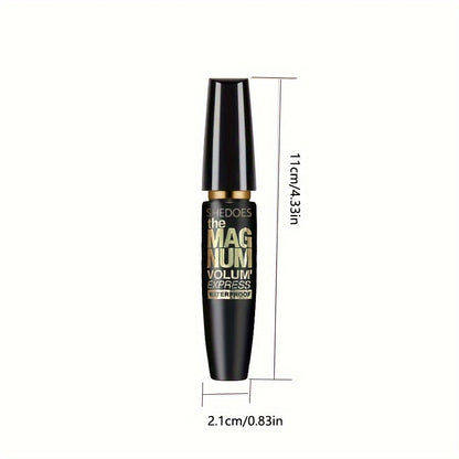 Black Mascara Thickening  Lengthening Waterproof Liquid Fiber Mascara For Natural Curling Lashes 5