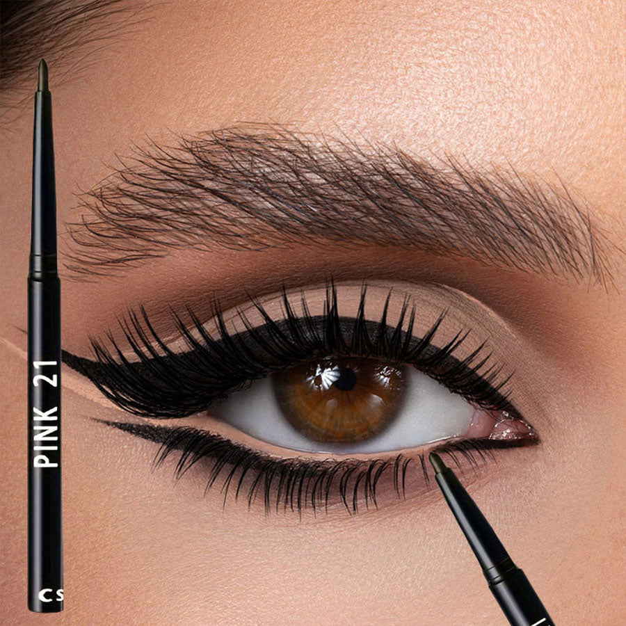 Long Lasting Waterproof Eyeliner Pencil Smudge Proof Black Eye Makeup for Beginners