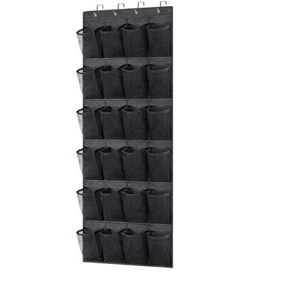 Hanging Shoe Holder Hanger with Mesh Pockets Over The Door Shoe Rack for Closet Organization