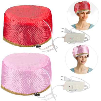 Electric Hair Steamer Cap Waterproof Self Heating Thermal Treatment Hat For SPA Nourishing Hair Car 4
