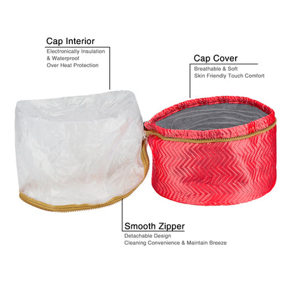 Electric Hair Steamer Cap Waterproof Self Heating Thermal Treatment Hat For SPA Nourishing Hair Car 7