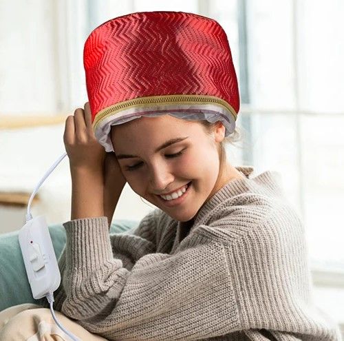 Electric Hair Steamer Cap Waterproof Self Heating Thermal Treatment Hat For SPA Nourishing Hair Car 1