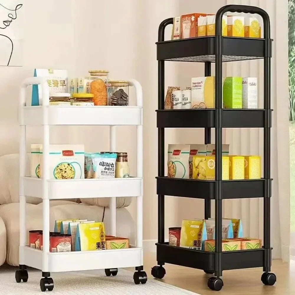 Versatile Multi-Layer Storage Rack, Perfect for Kitchen, Bedroom, Baby Snacks, and Bathroom Organization