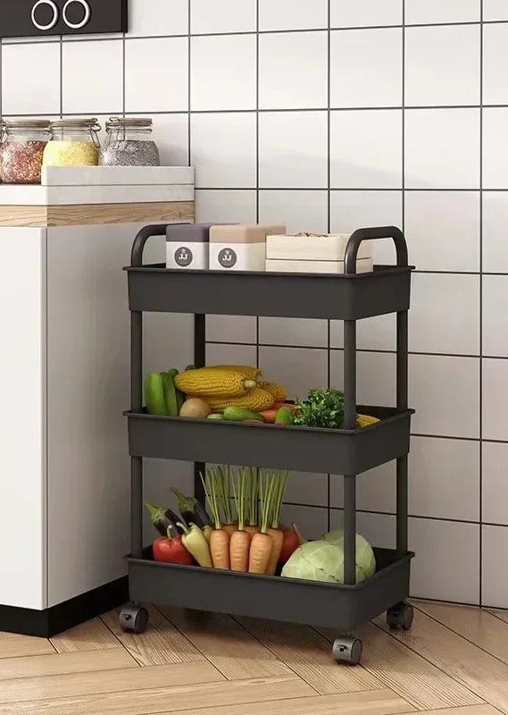 Versatile MultiLayer Storage Rack Perfect for Kitchen Bedroom Baby Snacks and Bathroom Organiza
