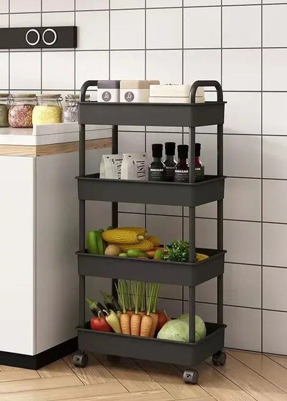 Versatile MultiLayer Storage Rack Perfect for Kitchen Bedroom Baby Snacks and Bathroom Organiza