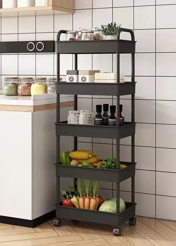 Versatile MultiLayer Storage Rack Perfect for Kitchen Bedroom Baby Snacks and Bathroom Organiza