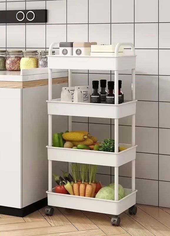 Versatile MultiLayer Storage Rack Perfect for Kitchen Bedroom Baby Snacks and Bathroom Organiza