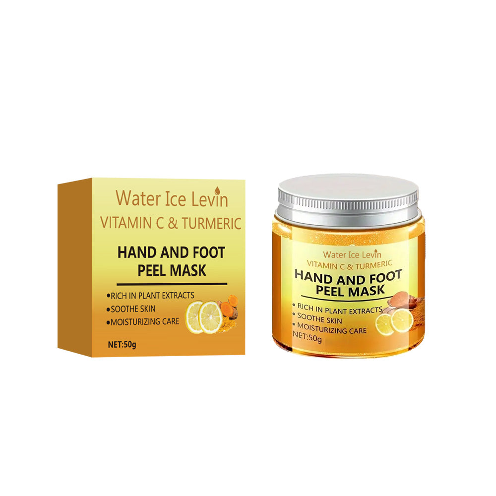 Vitamin C & Turmeric Hand Wax Mask for Hands and Feet, Smoothing & Illuminating Skin Care
