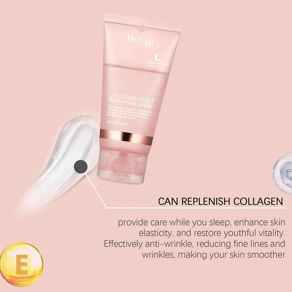 Hydrating Firming Mask Overnight Collagen Treatment To Reduce Sagging  Dullness 14