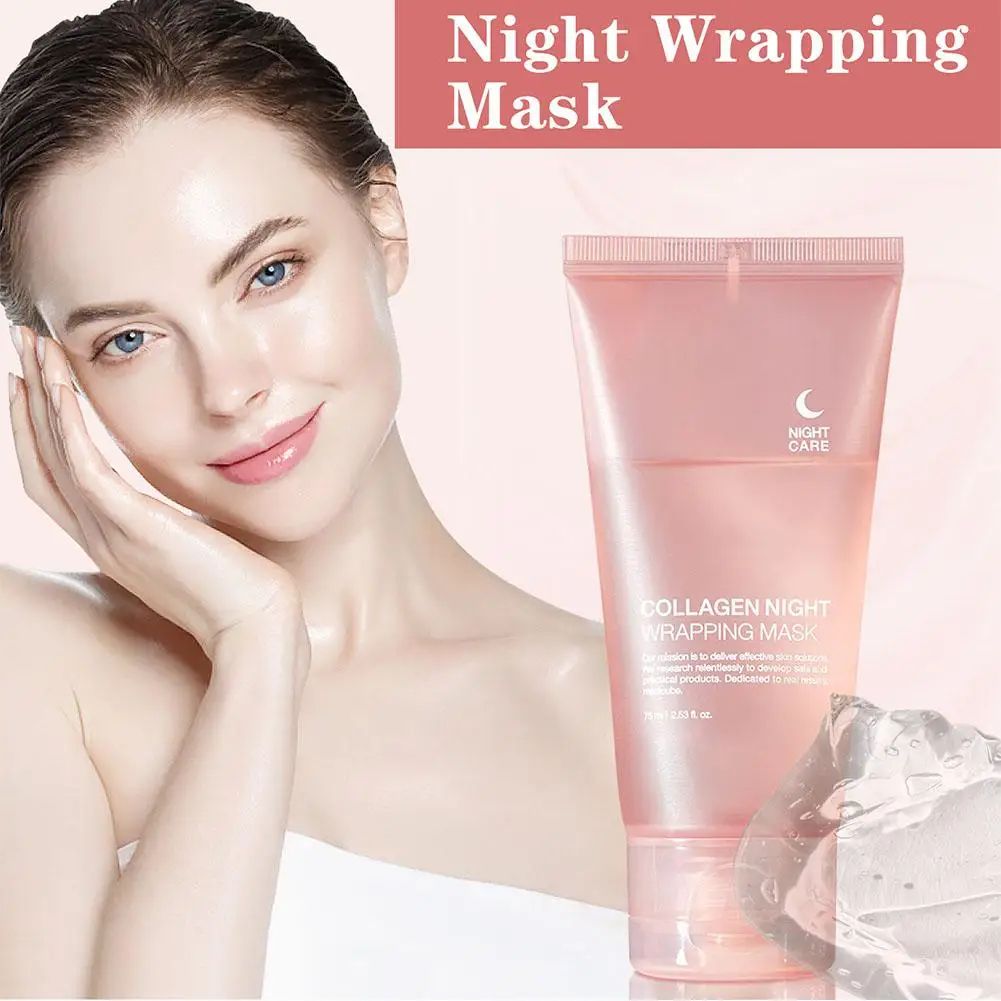 Hydrating Firming Mask Overnight Collagen Treatment To Reduce Sagging  Dullness 2