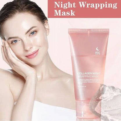 Hydrating Firming Mask Overnight Collagen Treatment To Reduce Sagging  Dullness 2