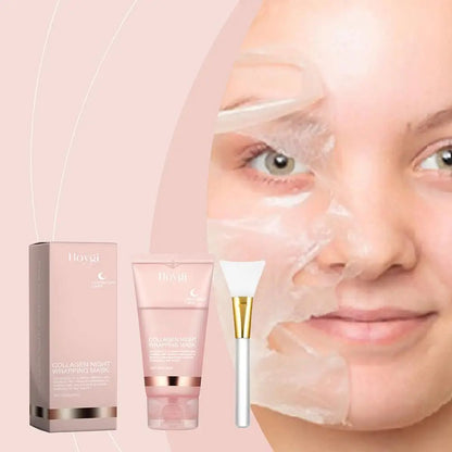Hydrating Firming Mask Overnight Collagen Treatment To Reduce Sagging  Dullness 8