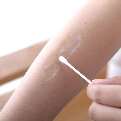 Double Head Wood Cotton Swabs for Nose, Ears, and Makeup, Eco-Friendly Cleaning Tools for Women, Lipstick, and Daily Use