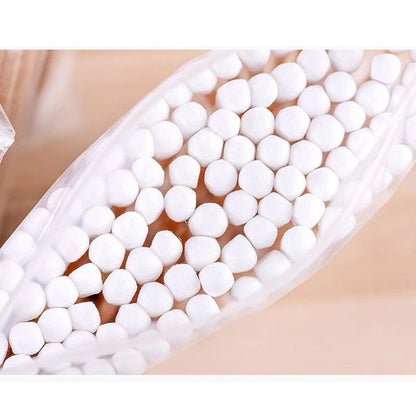 Double Head Wood Cotton Swabs for Nose, Ears, and Makeup, Eco-Friendly Cleaning Tools for Women, Lipstick, and Daily Use