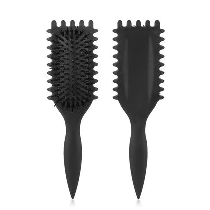 Women's Hair Comb, Hollow Shaped Curly Hair Comb with Multi-Functional Scalp Massage & Anti-Static Fluffy Hair Brush