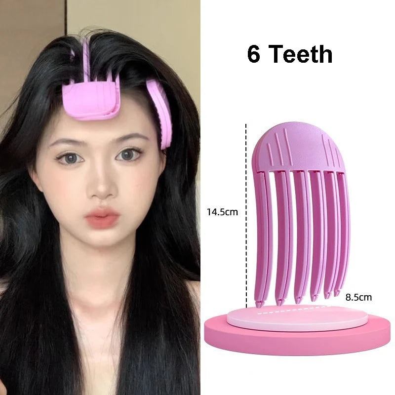 Fluffy Hairpin Curling Bangs Clips, Volumizing Hair Roots Clips Set for Women, Fashion Fixed Curling Roller