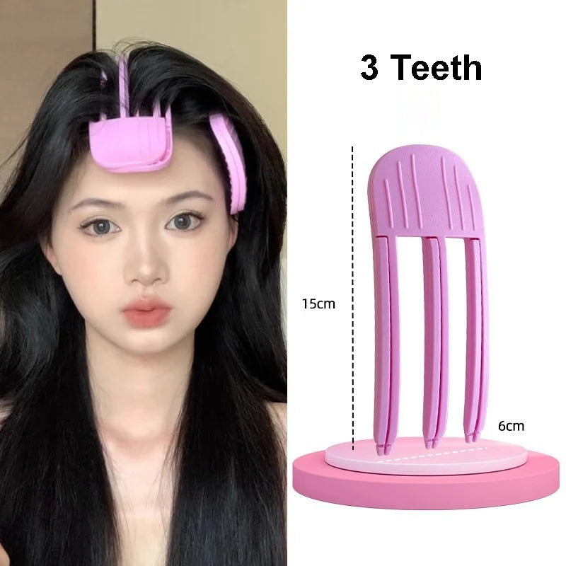 Fluffy Hairpin Curling Bangs Clips, Volumizing Hair Roots Clips Set for Women, Fashion Fixed Curling Roller