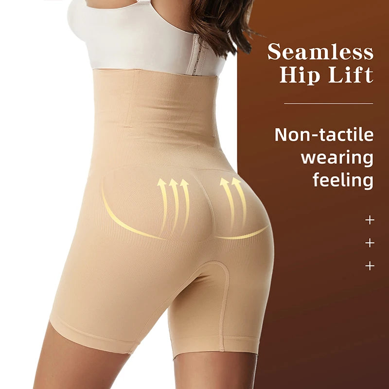 Women High Waist Shapewear Seamless Butt Lifter Panty Tummy Control Knickers  Slimming Body Shaper