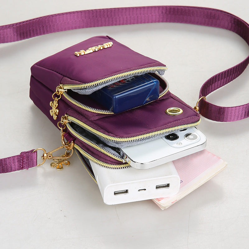 New Fashion Mom Neck Hanging Bag Stylish Running Cover  Womens Crossbody Mini Purse