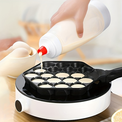 Pancake Batter Bottle With Blender Ball  Wire Whisk Perfect For Mixing Pancakes Cupcakes Muffins  C 2