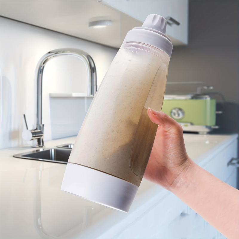 Pancake Batter Bottle With Blender Ball  Wire Whisk Perfect For Mixing Pancakes Cupcakes Muffins  C 3