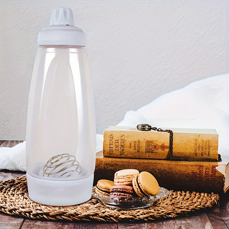 Pancake Batter Bottle With Blender Ball  Wire Whisk Perfect For Mixing Pancakes Cupcakes Muffins  C 4
