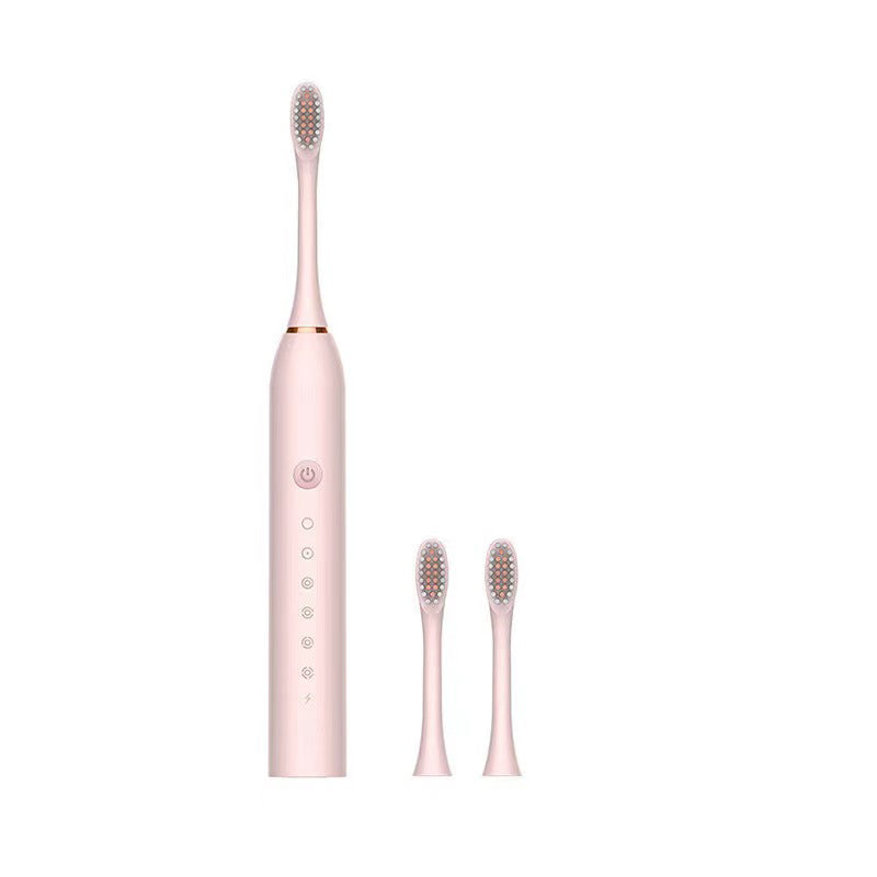 Rechargeable Electric Toothbrush for Adults Waterproof DuPont Brush Heads 6 Modes  HighFrequency