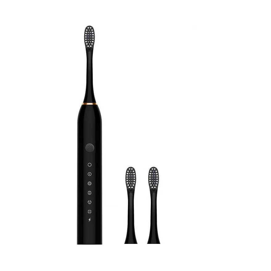 Rechargeable Electric Toothbrush for Adults Waterproof DuPont Brush Heads 6 Modes  HighFrequency