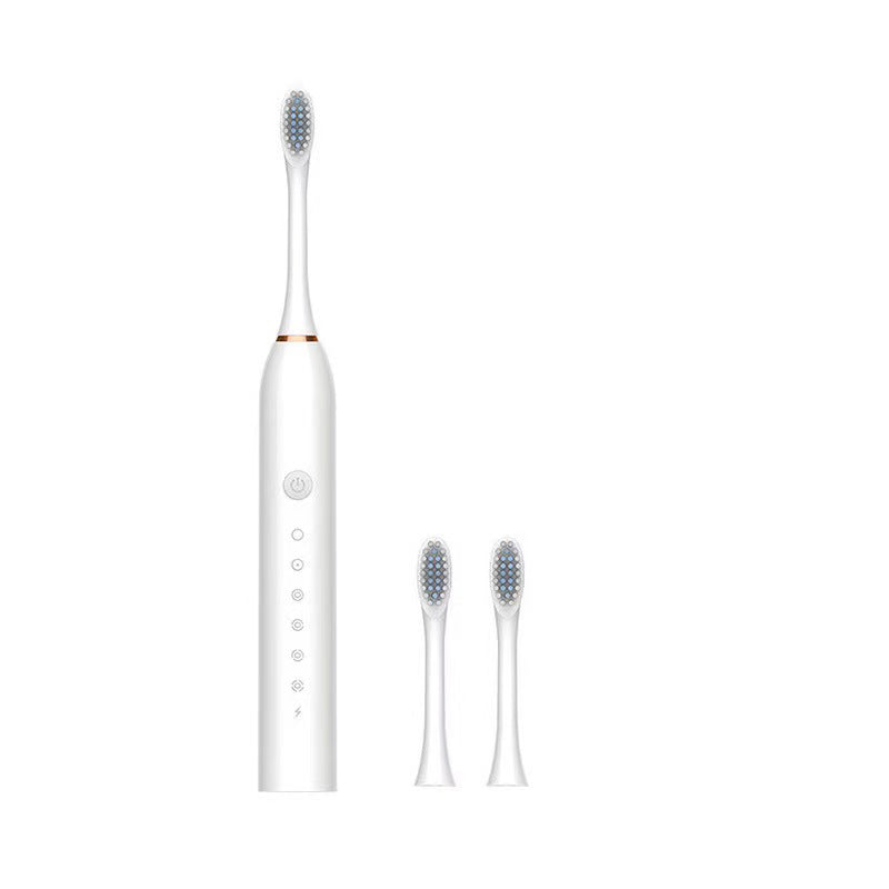 Rechargeable Electric Toothbrush for Adults Waterproof DuPont Brush Heads 6 Modes  HighFrequency
