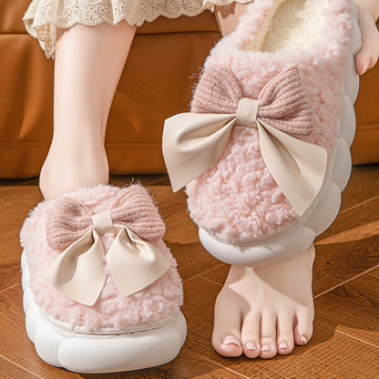 Winter Warm Fur Slippers for Women Cozy Non Slip Soft Shoes with Plush Comfort for Indoor  Home Use