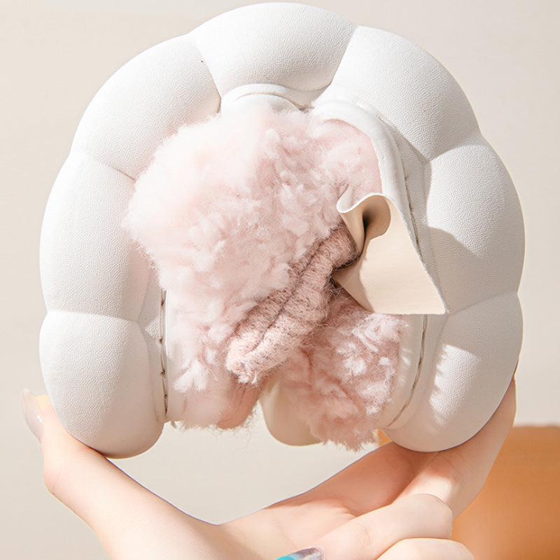 Winter Warm Fur Slippers for Women Cozy Non Slip Soft Shoes with Plush Comfort for Indoor  Home Use