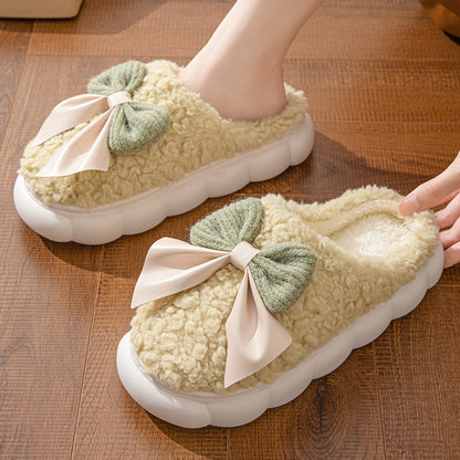 Winter Warm Fur Slippers for Women Cozy Non Slip Soft Shoes with Plush Comfort for Indoor  Home Use