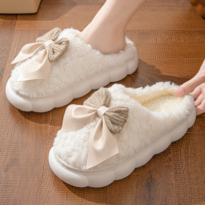 Winter Warm Fur Slippers for Women Cozy Non Slip Soft Shoes with Plush Comfort for Indoor  Home Use